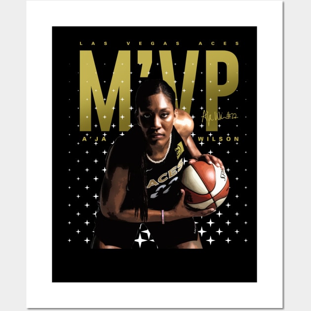 A'ja Wilson Wall Art by Juantamad